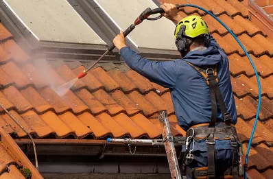 Démoussage et hydrofuge de toiture à Nabringhen